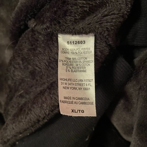 GAIAM Lux Faux Fur Pullover Sz XL - Picture 5 of 6